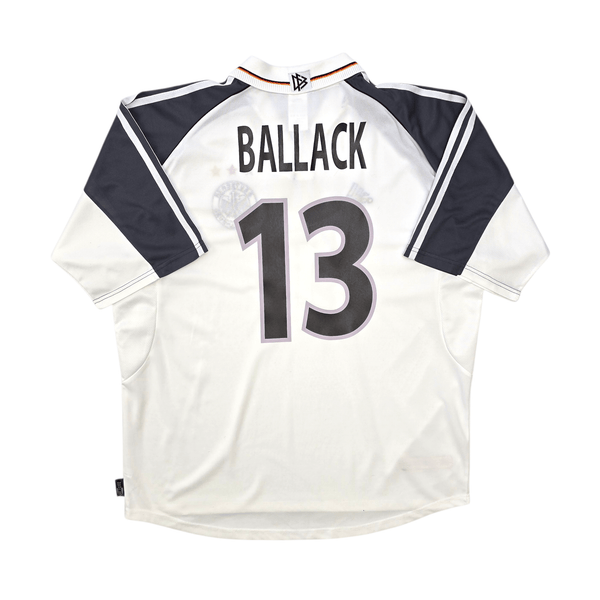 2000/01 Germany Home Football Shirt (XL) Adidas #13 Ballack