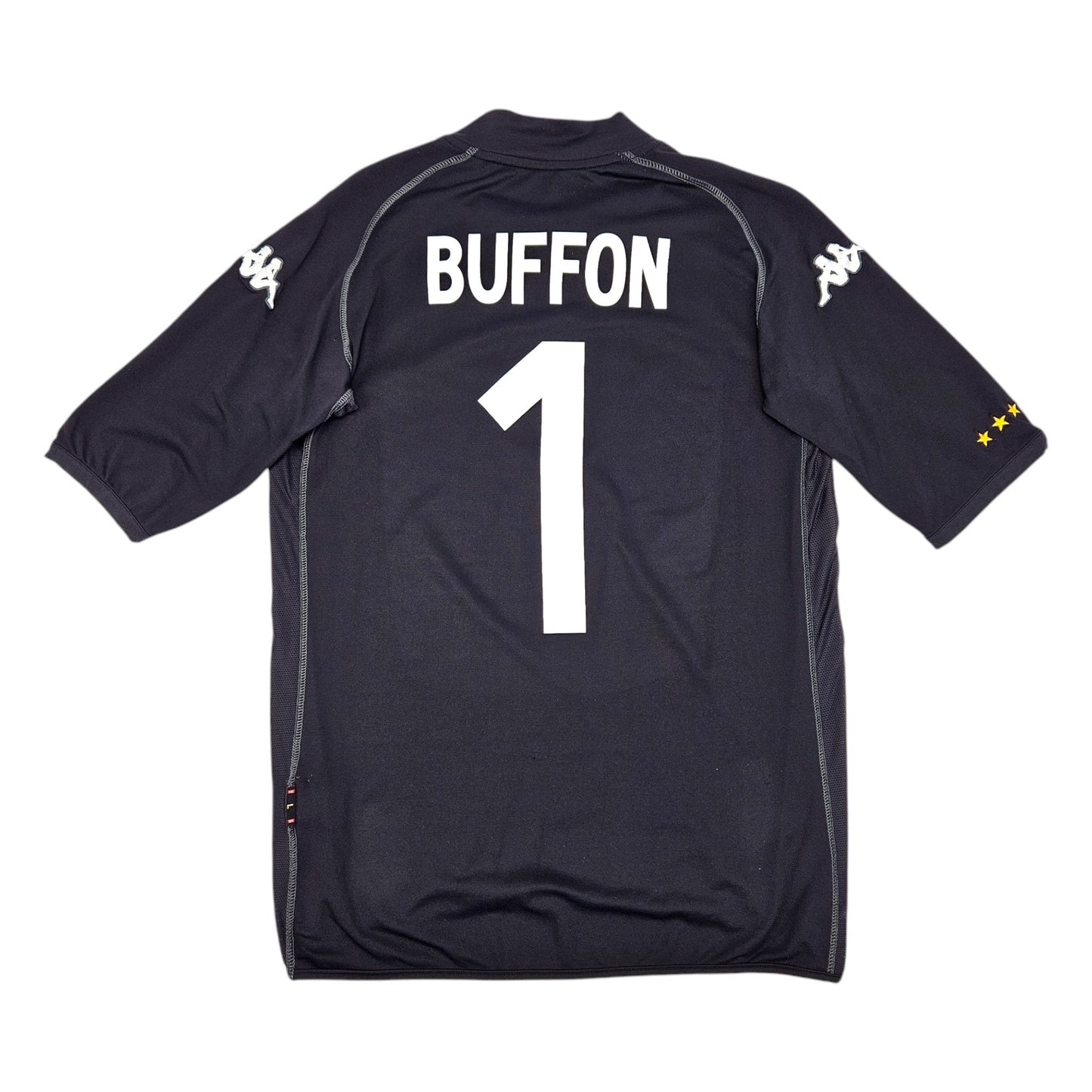 2000/01 Italy Goal Keeper Football Shirt (L) Kappa # 1 Buffon
