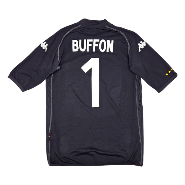 2000/01 Italy Goal Keeper Football Shirt (L) Kappa # 1 Buffon