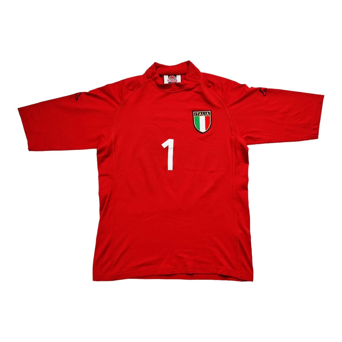2000/01 Italy Goal Keeper Shirt (M) Kappa #1 Buffon