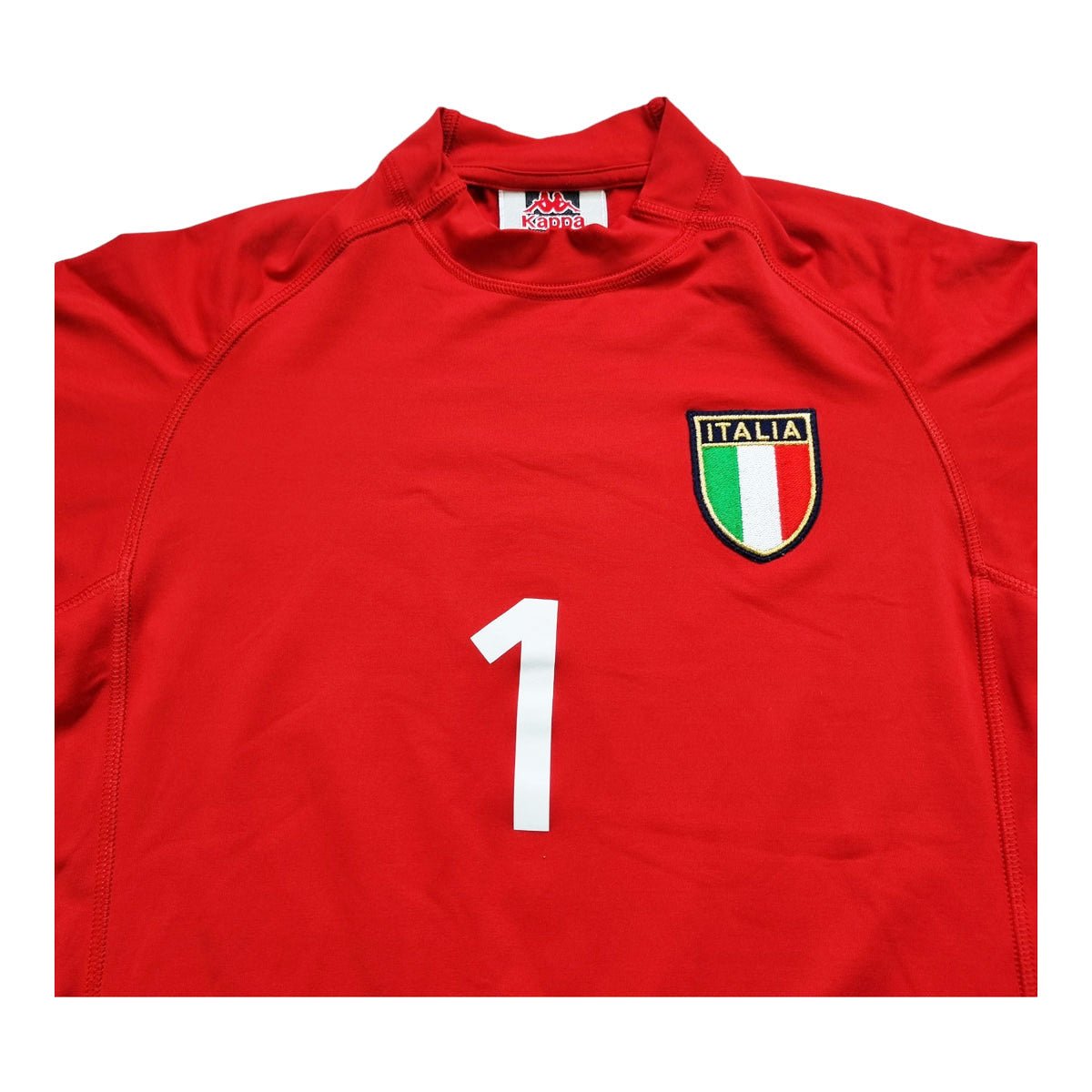 2000/01 Italy Goal Keeper Shirt (M) Kappa #1 Buffon