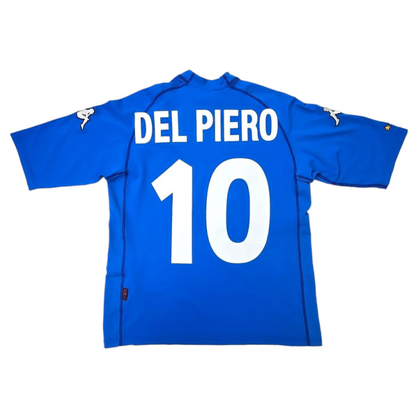 2000/01 Italy Home Football Shirt (L) Kappa #10 Del Piero