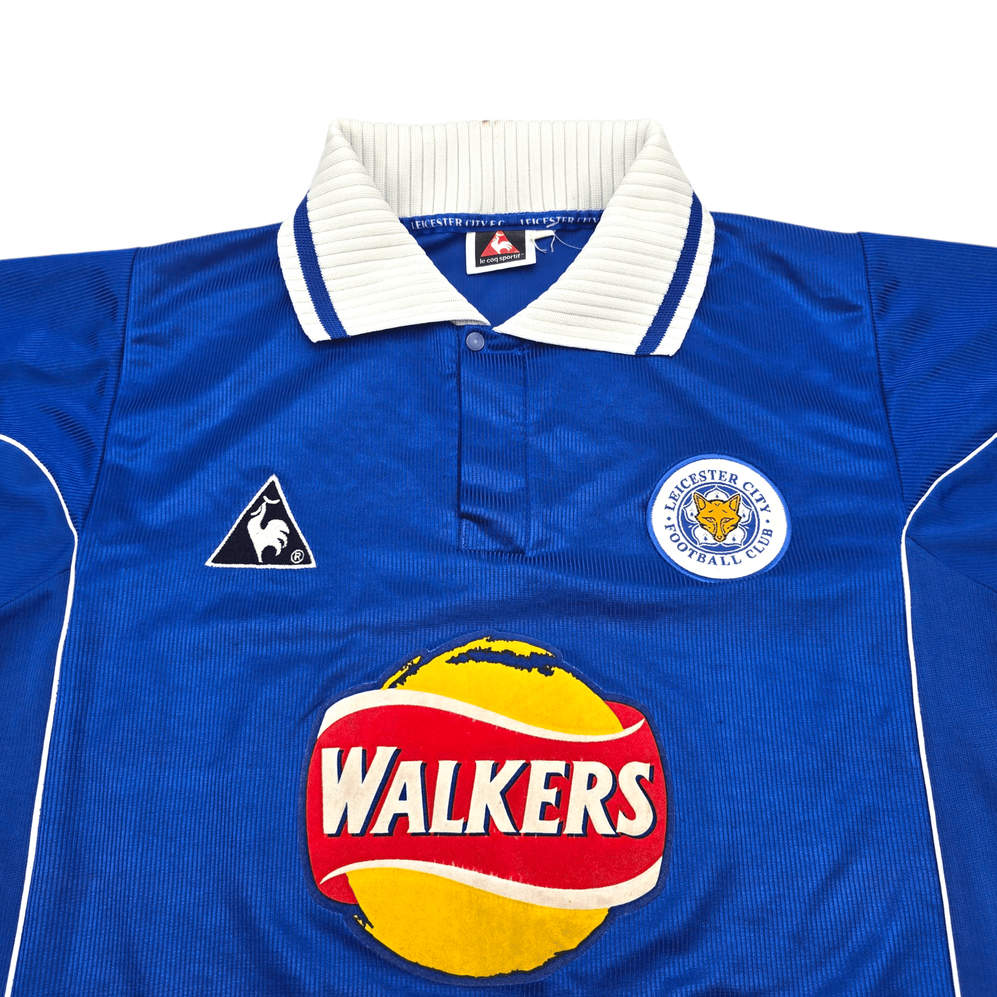 2000/01 Leicester City Home Football Shirt (M) Le Coq Sportif