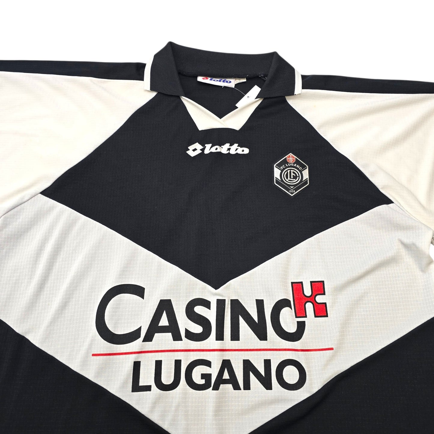 2000/01 Lugano Away Football Shirt (XL) Lotto
