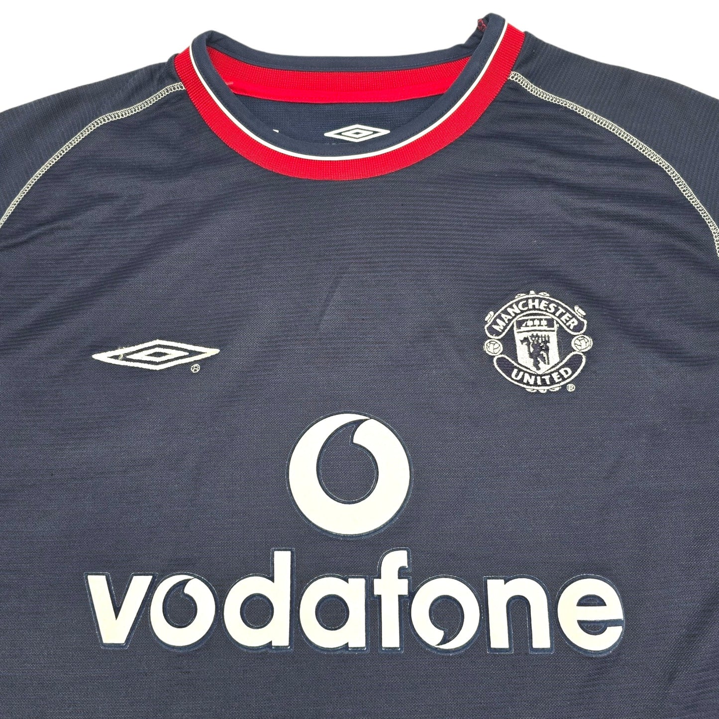 2000/01 Manchester United Third Football Shirt (L) Umbro #7 Beckham