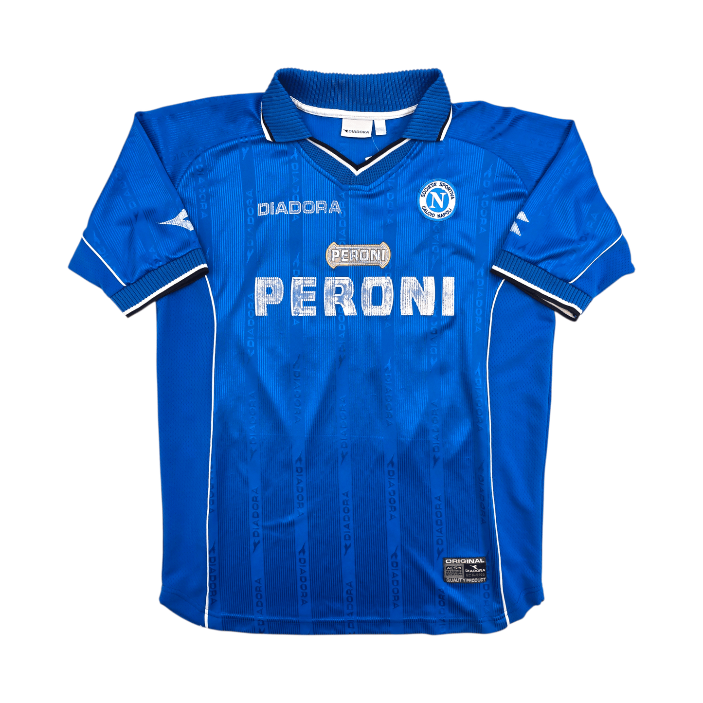 2000/01 Napoli Home Football Shirt (XL) Diadora #20 Matuzalem