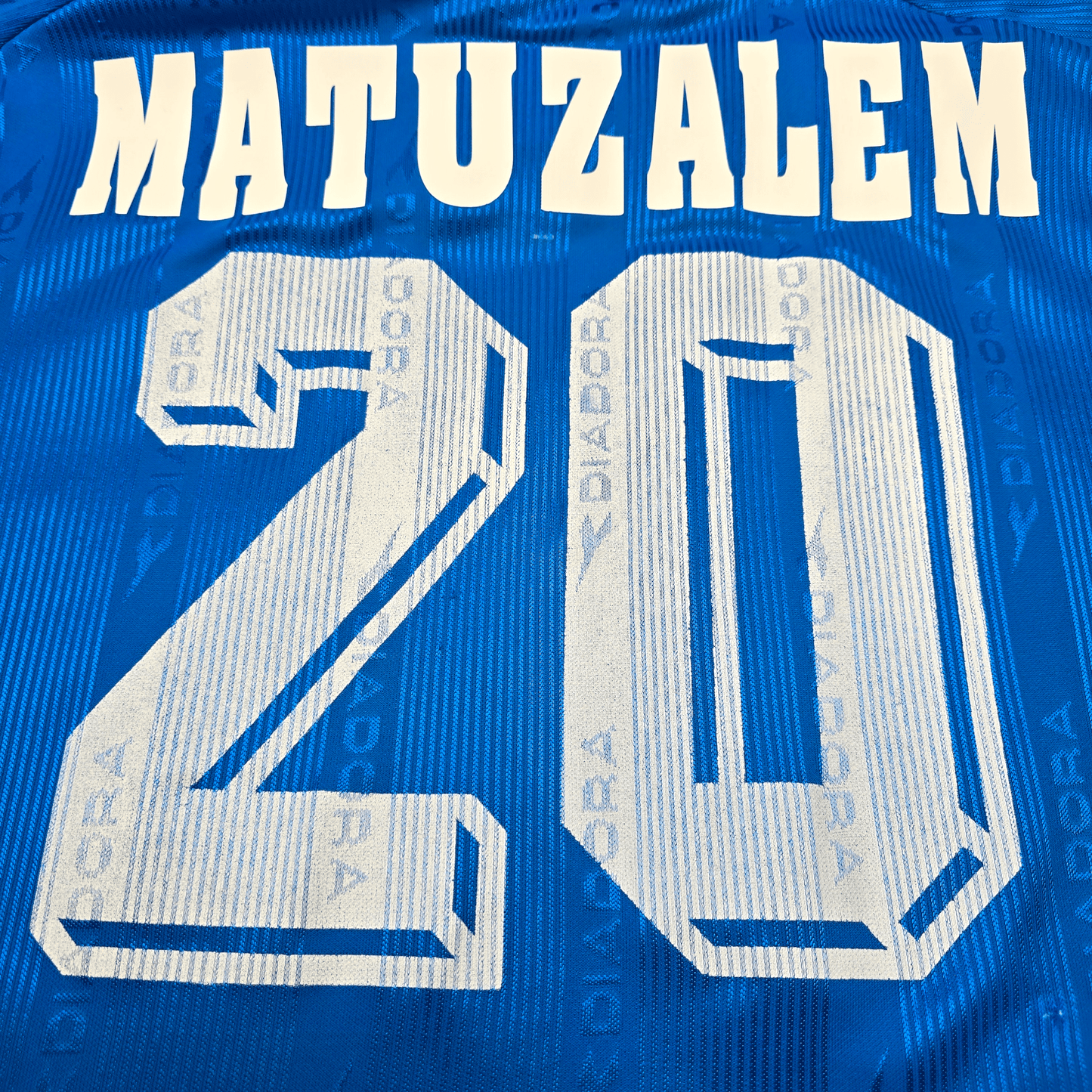 2000/01 Napoli Home Football Shirt (XL) Diadora #20 Matuzalem