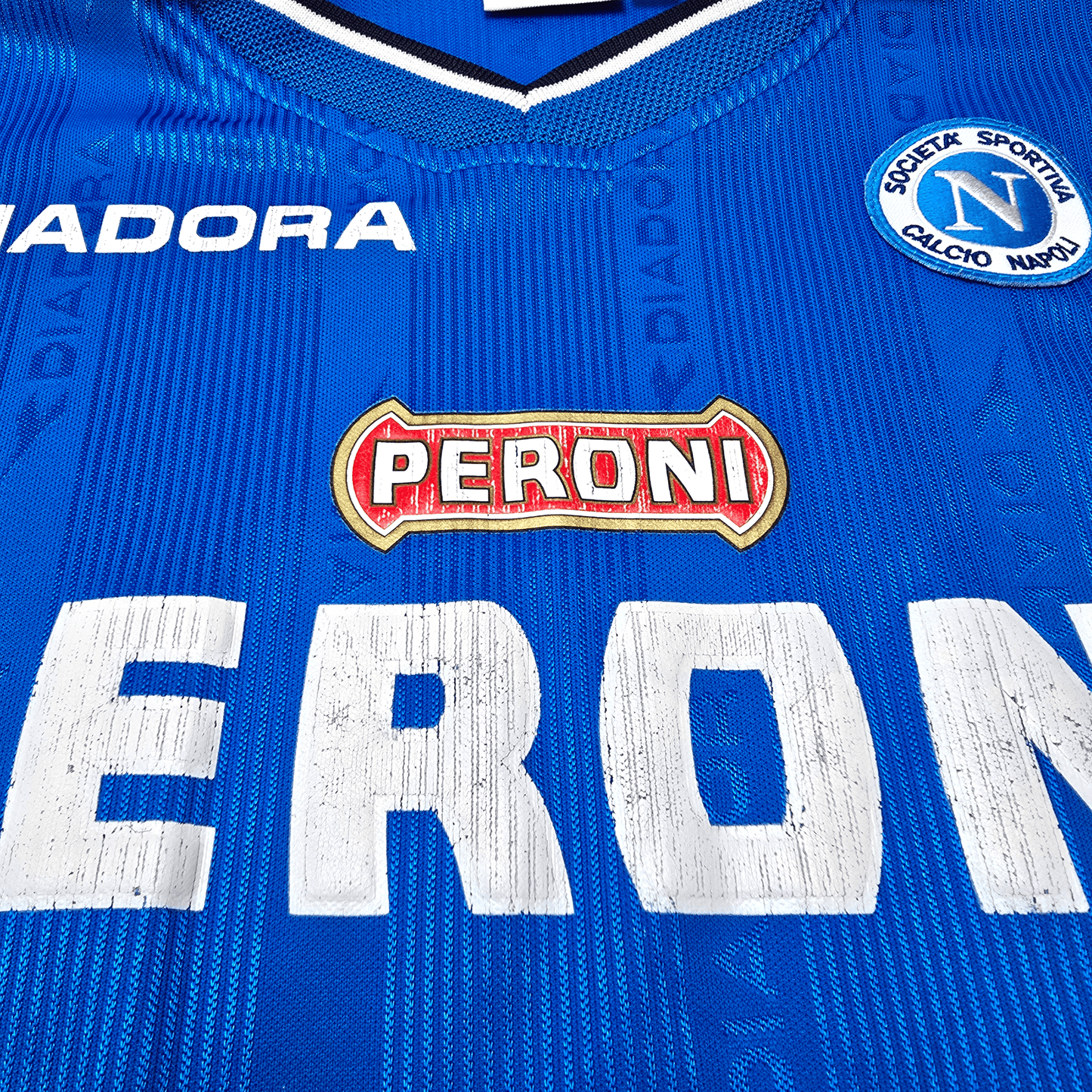 2000/01 Napoli Home Football Shirt (XL) Diadora
