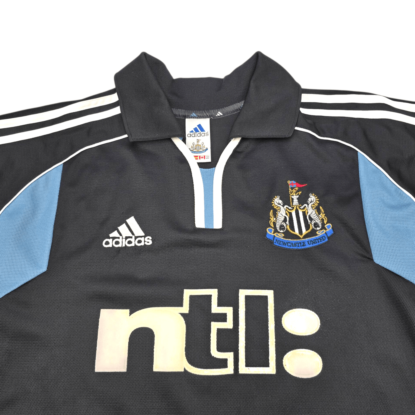 2000/01 Newcastle United Away Football Shirt (M) Adidas #9 Shearer