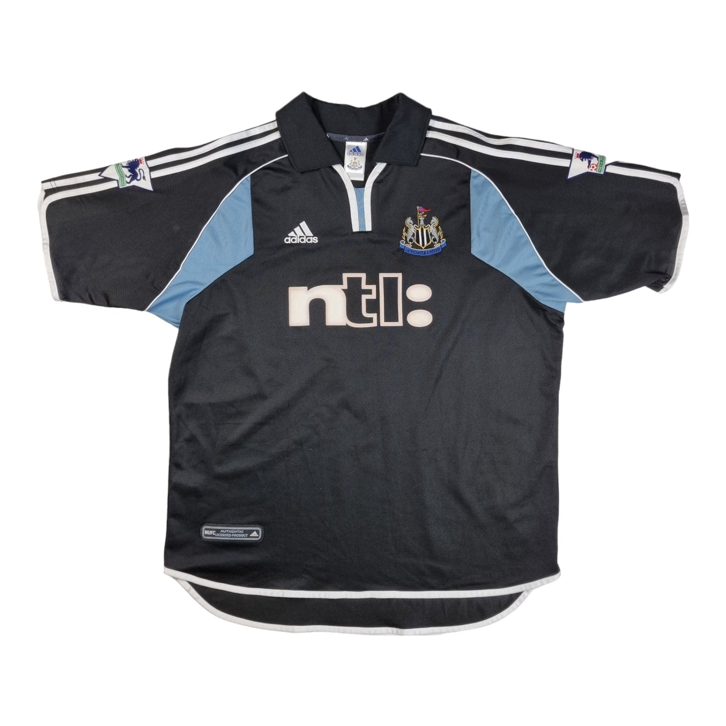 2000/01 Newcastle United Away Football Shirt (XL) Adidas #9 Shearer