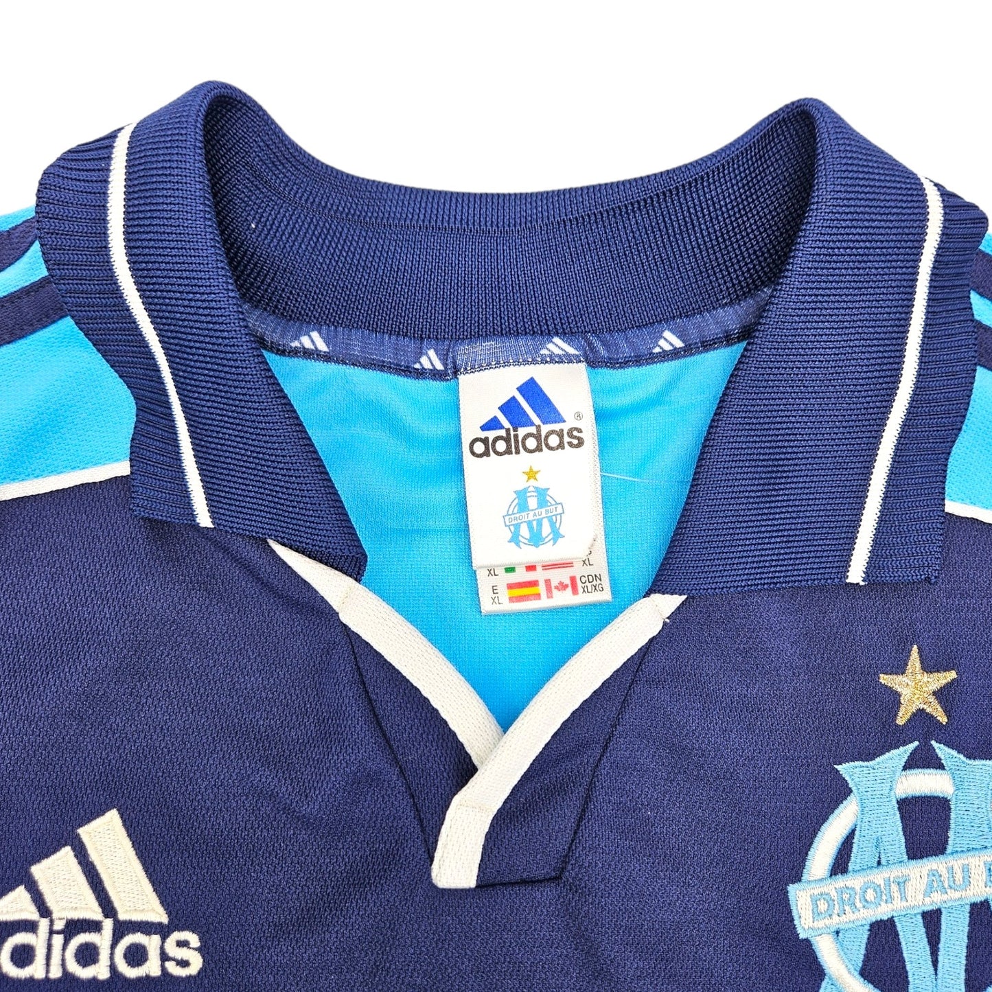 2000/01 Olympique Marseille Third Football Shirt (XL) Adidas #29 Weah
