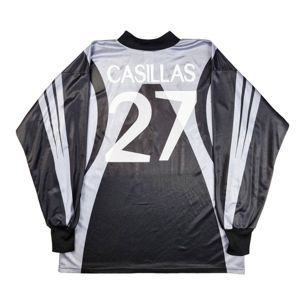 2000/01 Real Madrid Goal Keeper Football Shirt (XL) Adidas #27 Casillas