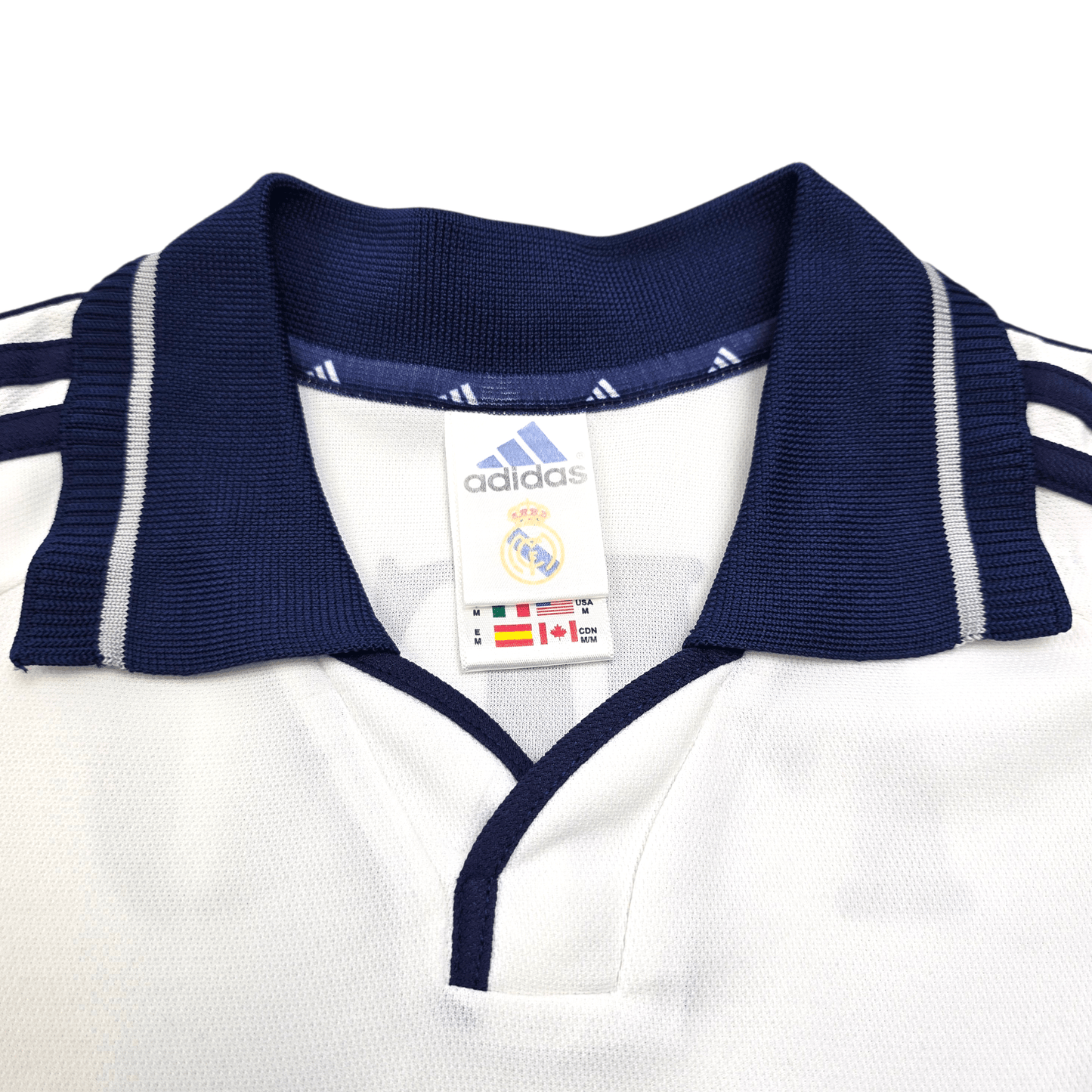 2000/01 Real Madrid Home Football Shirt (M) Adidas #10 Figo
