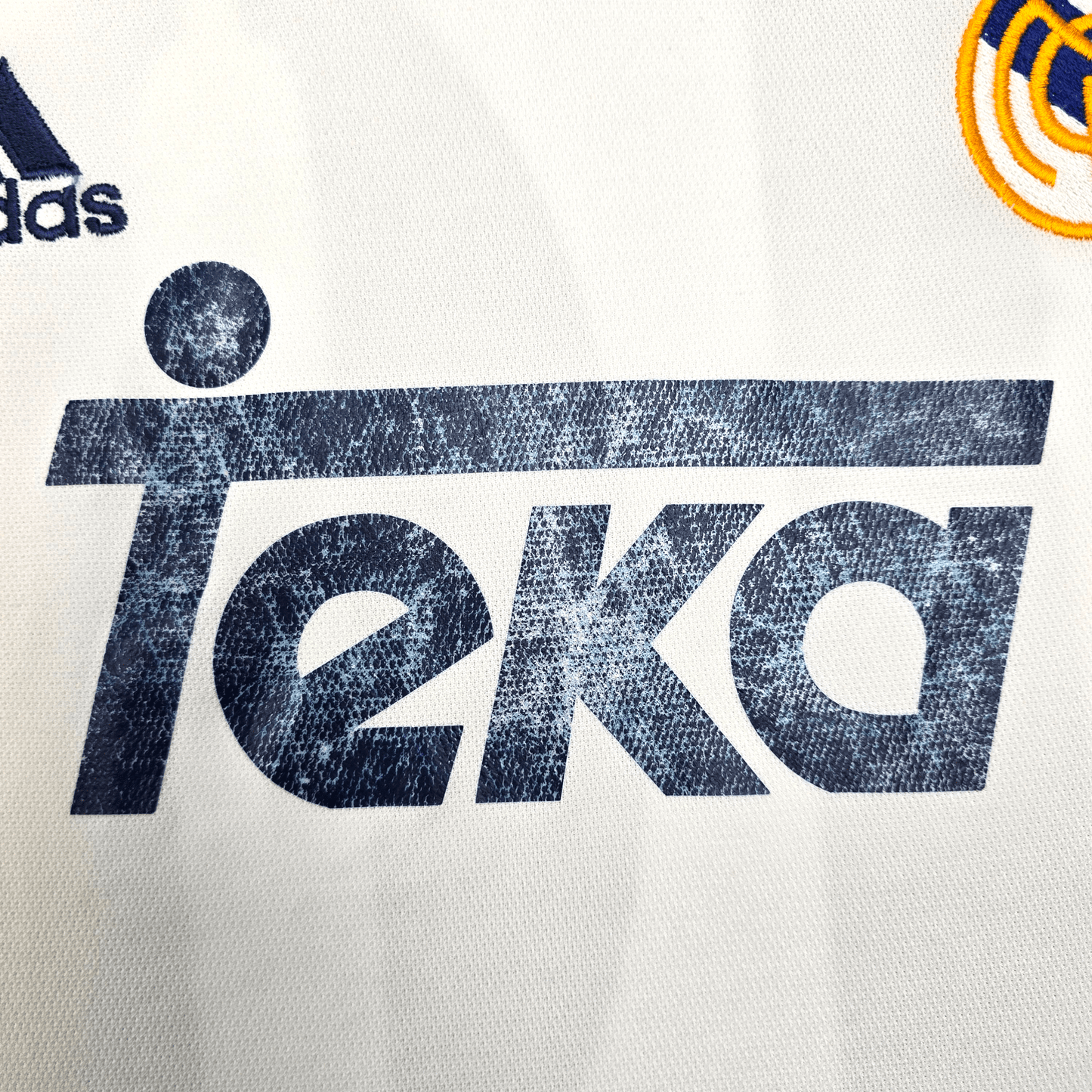 2000/01 Real Madrid Home Football Shirt (M) Adidas #10 Figo