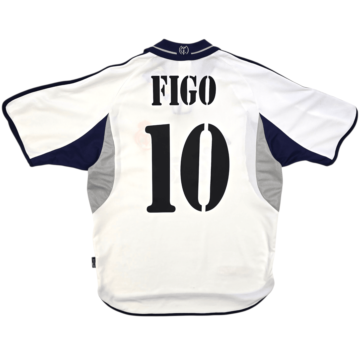 2000/01 Real Madrid Home Football Shirt (M) Adidas #10 Figo