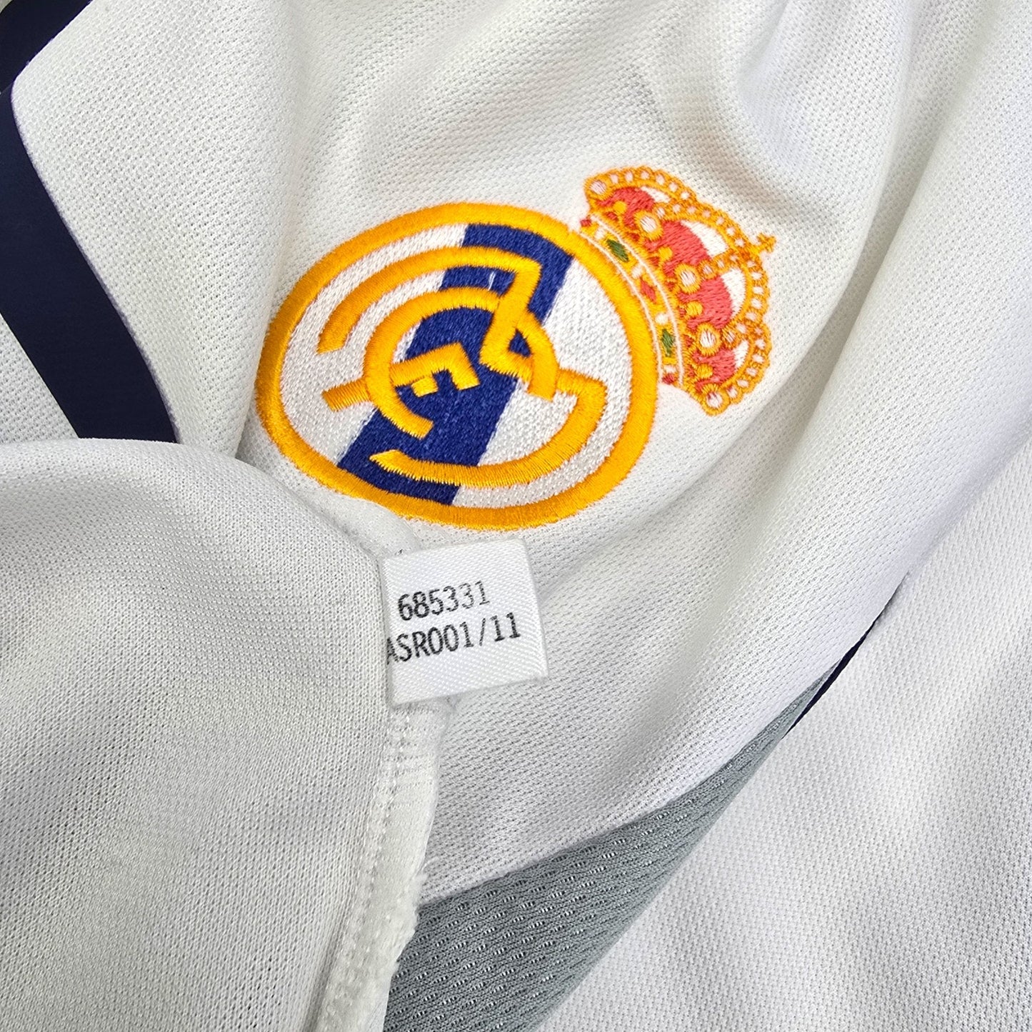 2000/01 Real Madrid Home Football Shirt (XL) Adidas #10 Figo