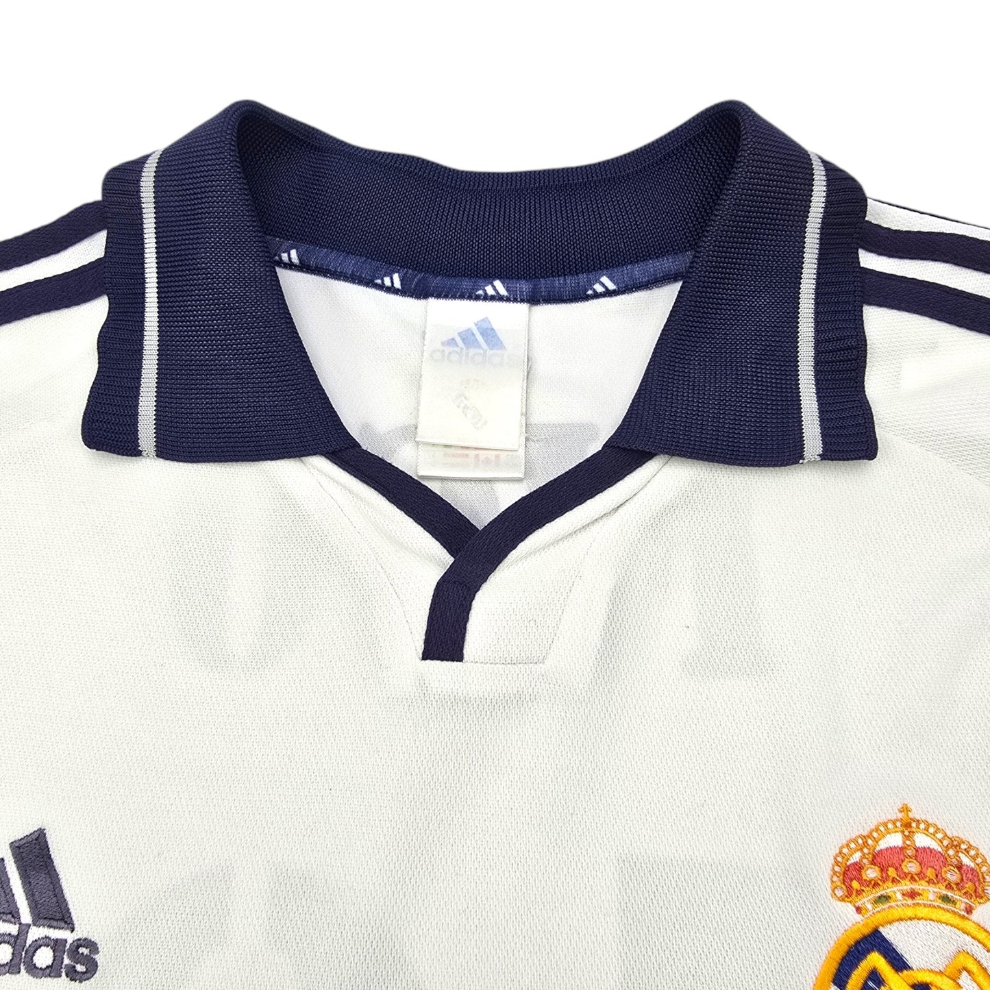 2000/01 Real Madrid Home Football Shirt (XL) Adidas #10 Figo