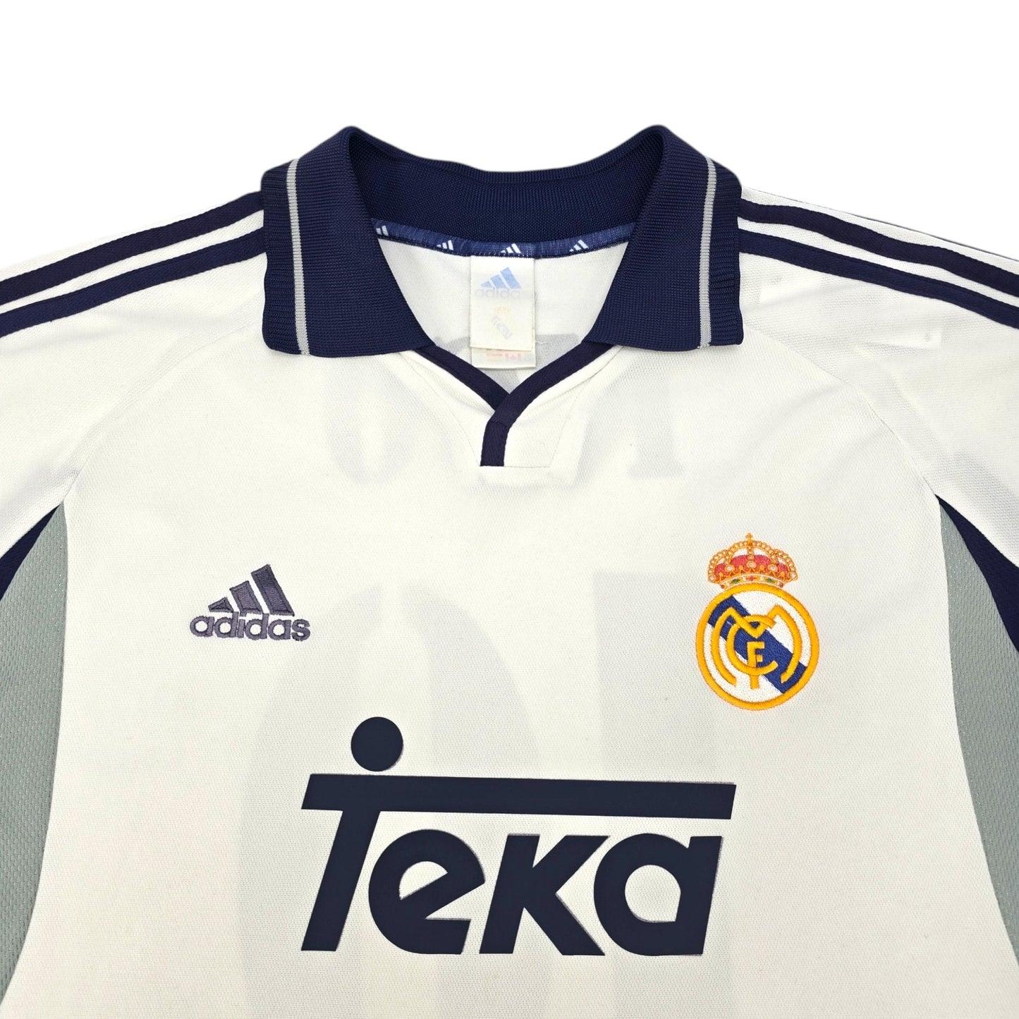2000/01 Real Madrid Home Football Shirt (XL) Adidas #10 Figo