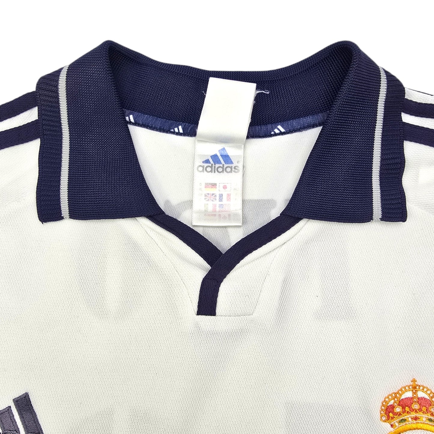 2000/01 Real Madrid Home Football Shirt (XL) Adidas #10 Figo