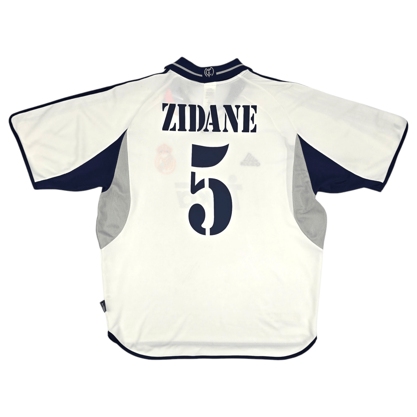 2000/01 Real Madrid Home Football Shirt (XL) Adidas #5 Zidane