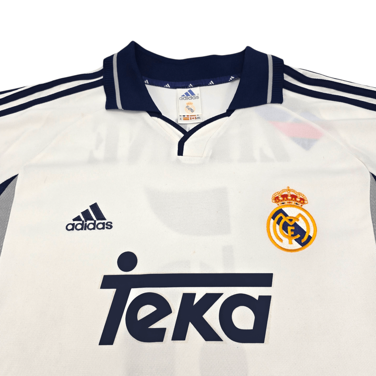 2000/01 Real Madrid Home Football Shirt (XL) Adidas #5 Zidane