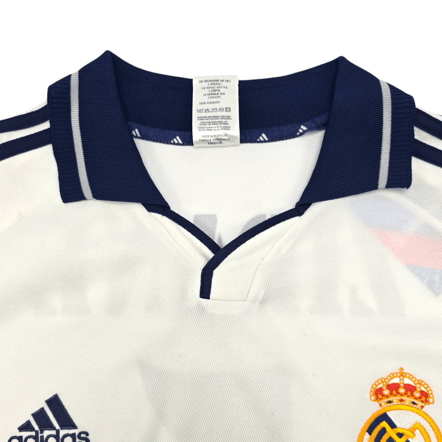 2000/01 Real Madrid Home Football Shirt (XL) Adidas #5 Zidane