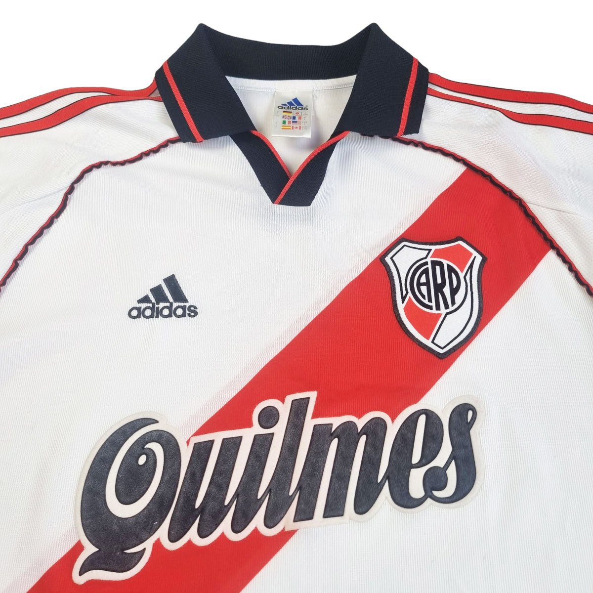 2000/01 River Plate Home Football Shirt (L) Adidas