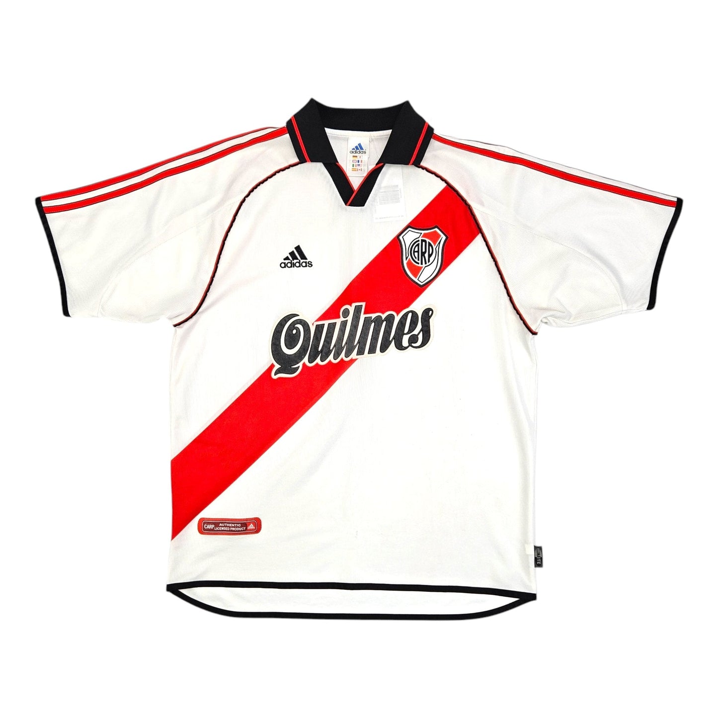2000/01 River Plate Home Football Shirt (L) Adidas