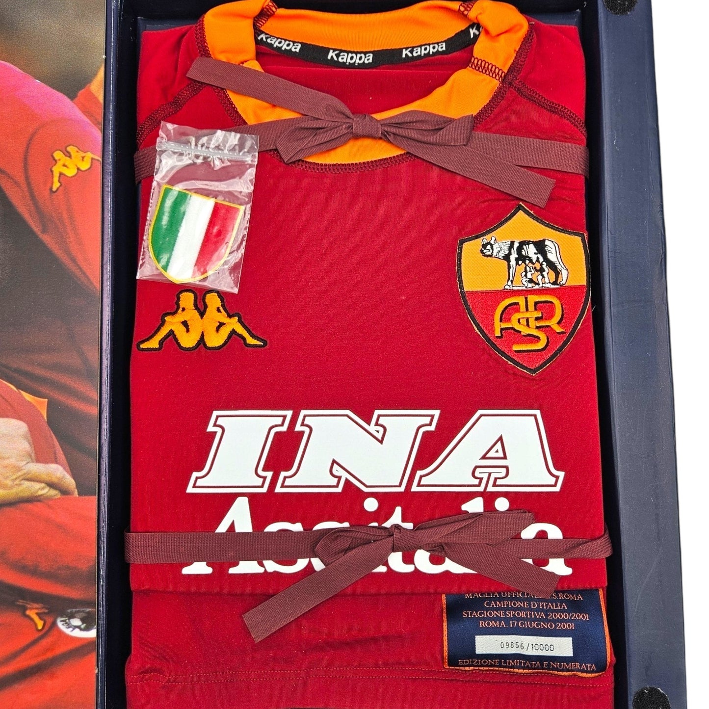 2000/01 Roma Special Football Shirt (2XL) Kappa (Scudetto Limited Edition Box)