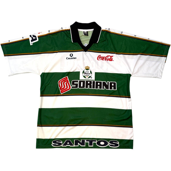 2000/01 Santos Laguna Home Football Shirt (L) Corona Sport