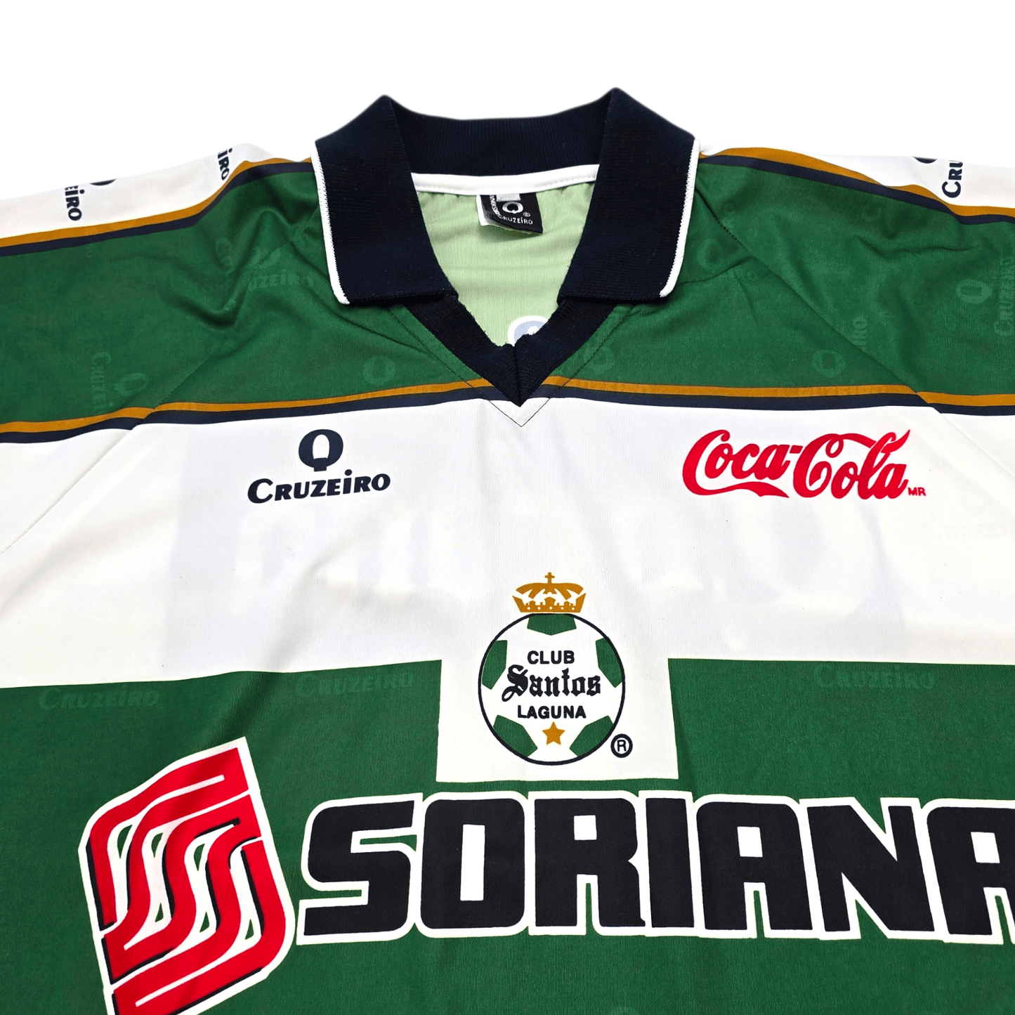 2000/01 Santos Laguna Home Football Shirt (L) Corona Sport