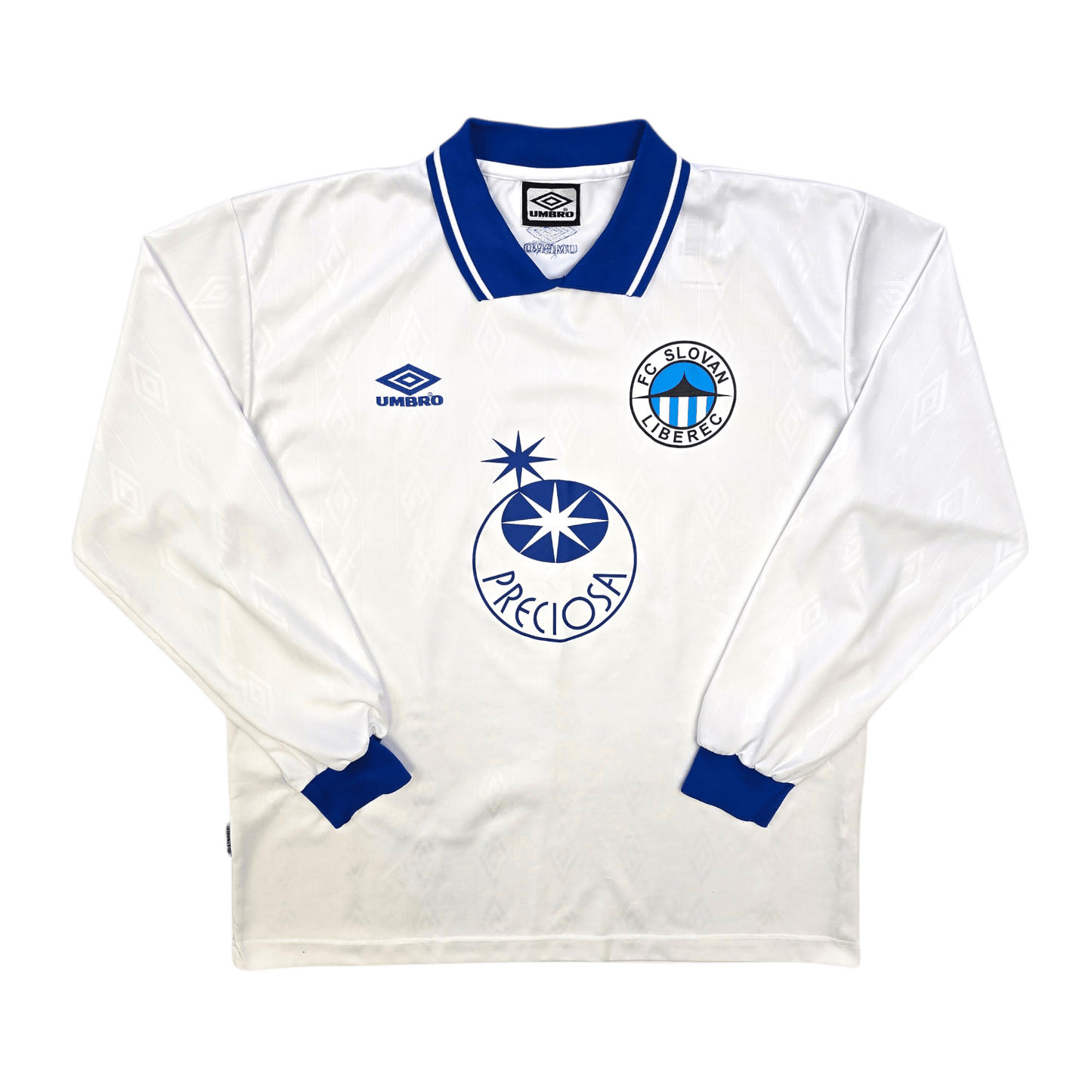 2000/01 Slovan Liberec Home Football Shirt (XL) Umbro