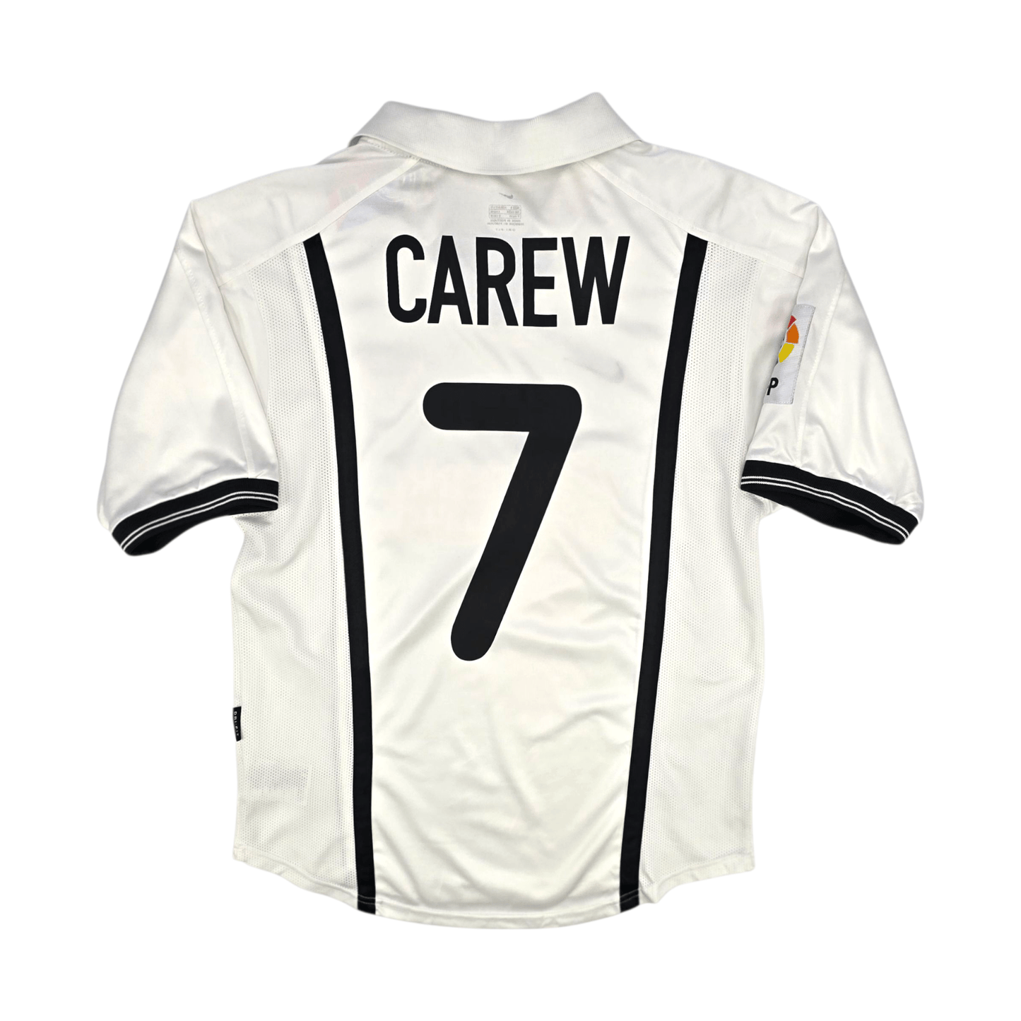 2000/01 Valencia Home Football Shirt (S) Nike #7 Carew