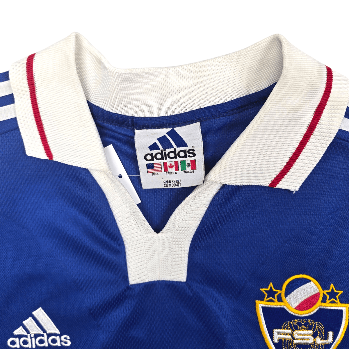 2000/01 Yugoslavia Home Football Shirt (L) Adidas
