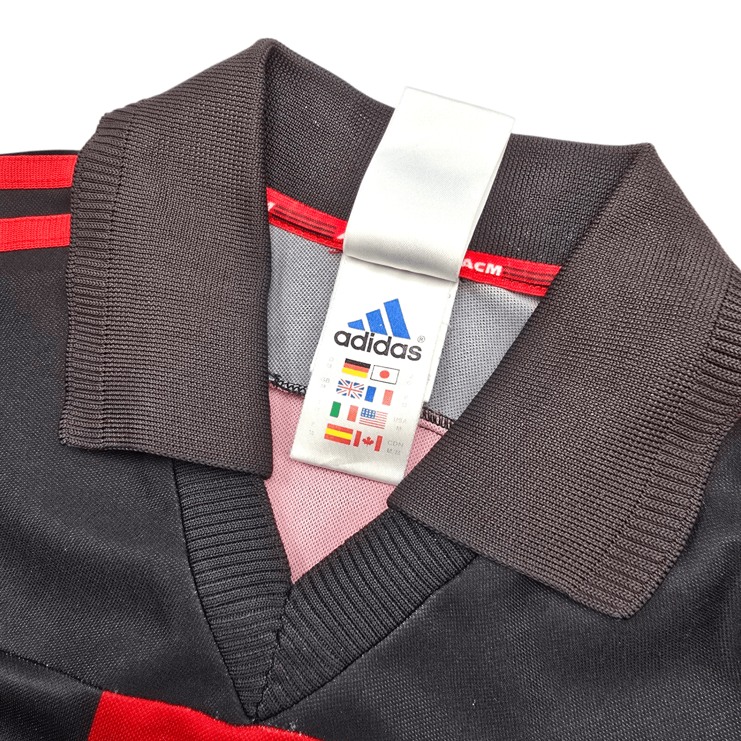 2000/02 AC Milan Home Football Shirt (M) Adidas #10 Rui Costa