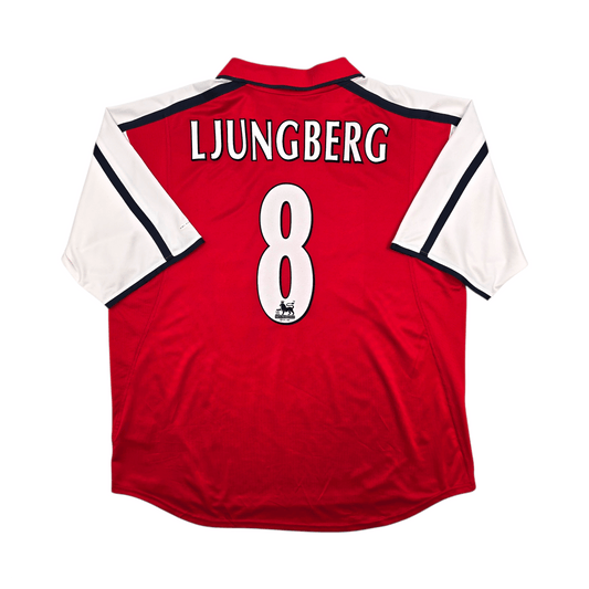 2000/02 Arsenal Home Football Shirt (2XL) Nike #8 Ljungberg