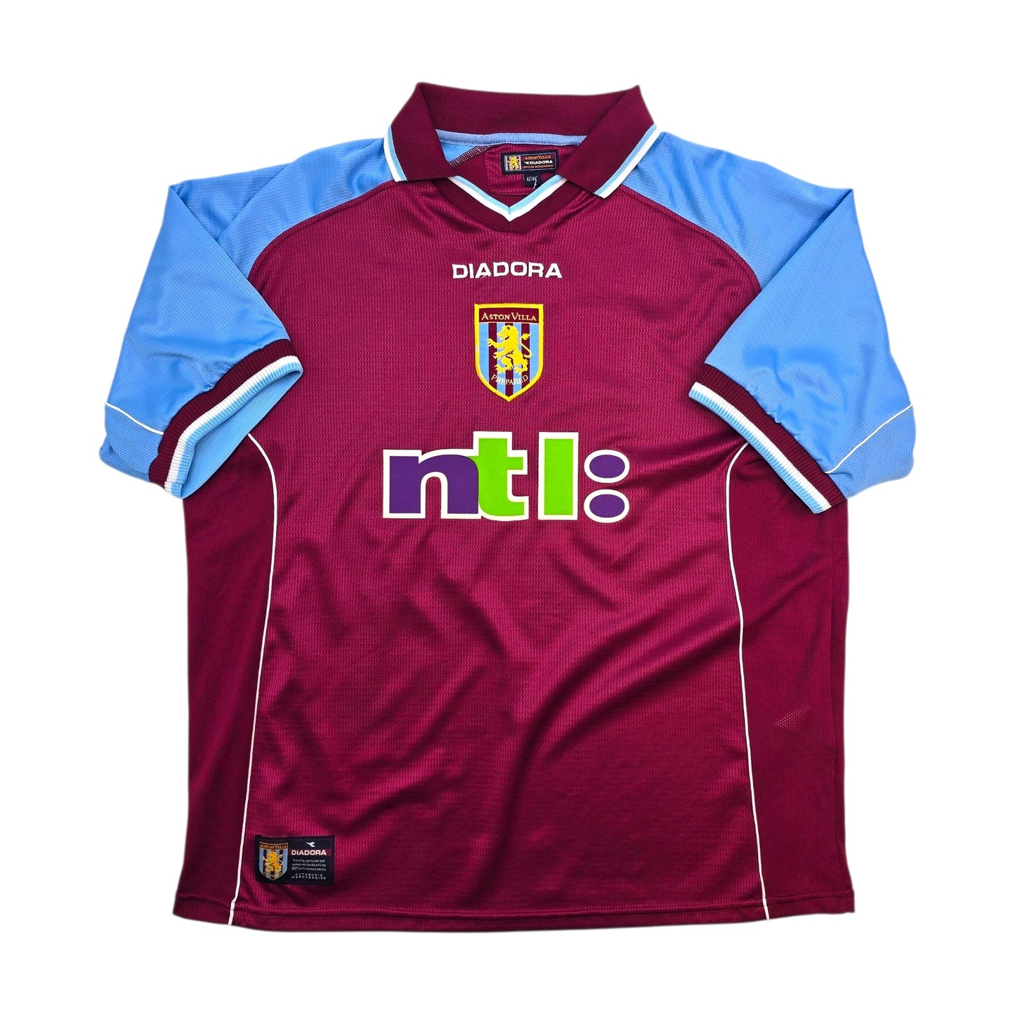 2000/02 Aston Villa Home Football Shirt (L) Diadora #10