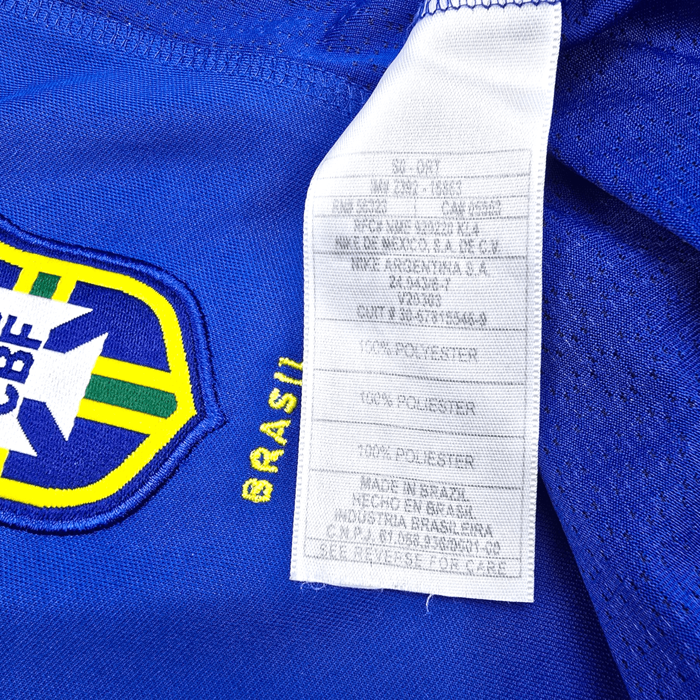 2000/02 Brazil Away Football Shirt (L) Nike #9 Ronaldo