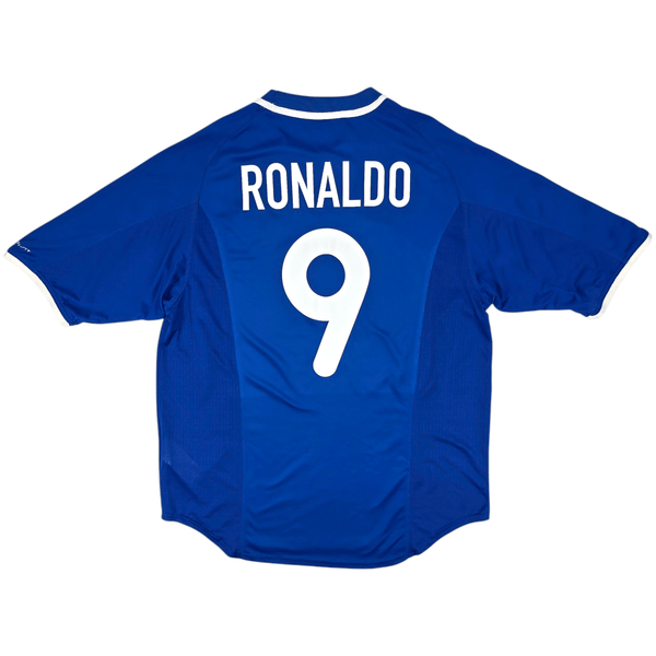 2000/02 Brazil Away Football Shirt (L) Nike #9 Ronaldo