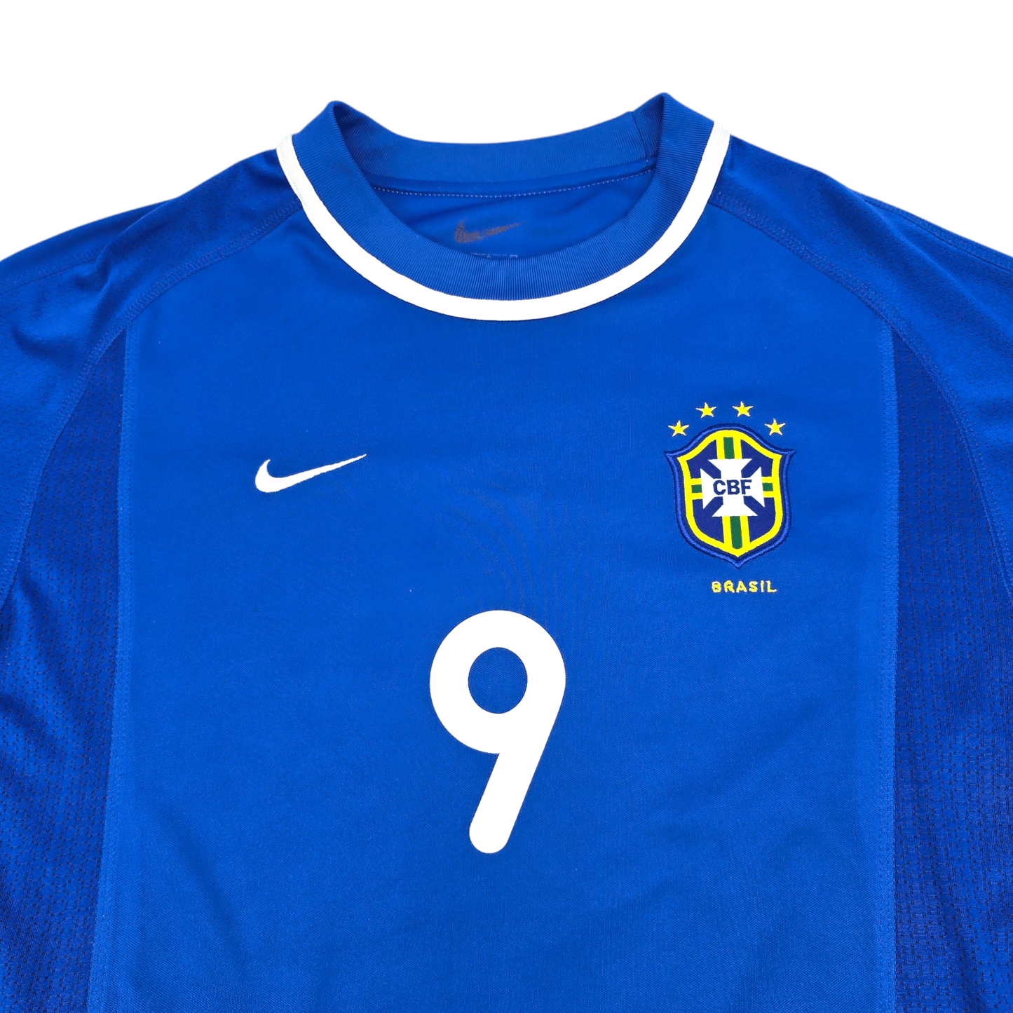 2000/02 Brazil Away Football Shirt (L) Nike #9 Ronaldo