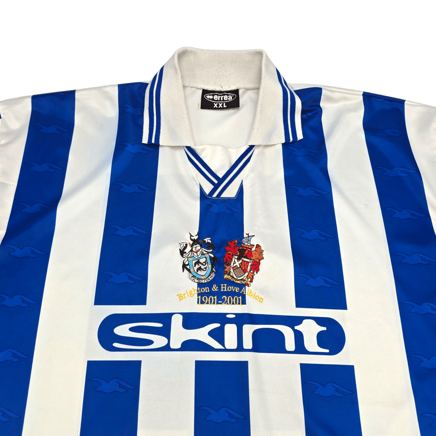 2000/02 Brighton Home Football Shirt (2XL) Errea