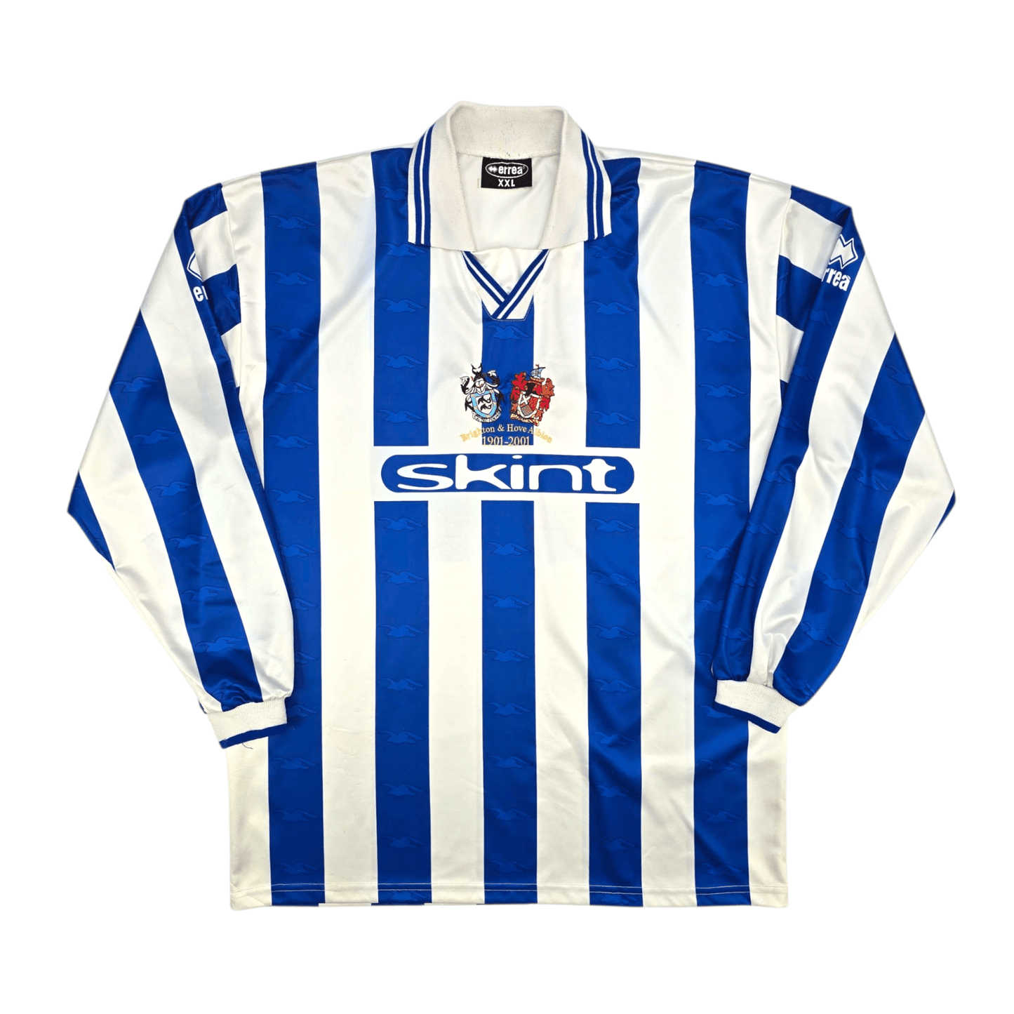 2000/02 Brighton Home Football Shirt (2XL) Errea