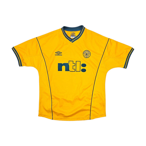 2000/02 Celtic Away Football Shirt (M) Umbro