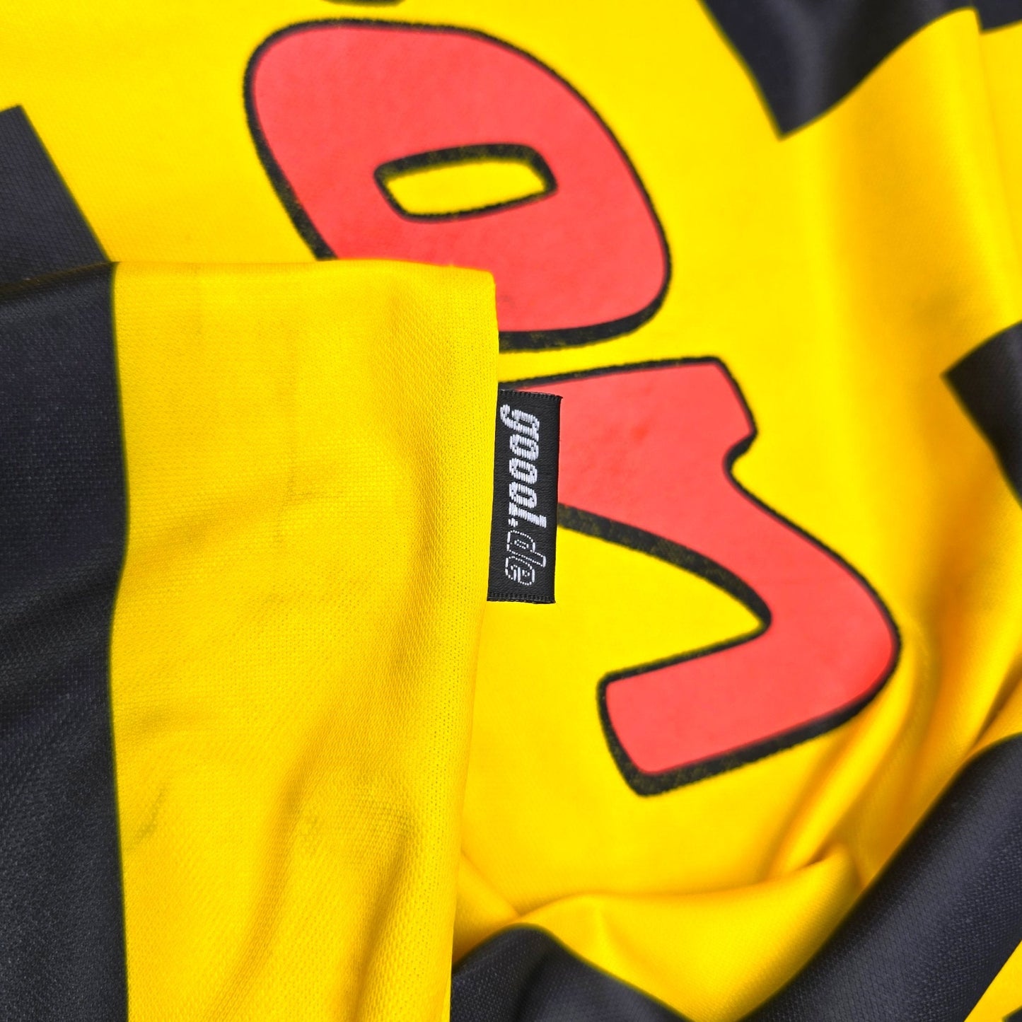 2000/02 Dortmund Home Football Shirt (XL) Goool.de #18 Ricken