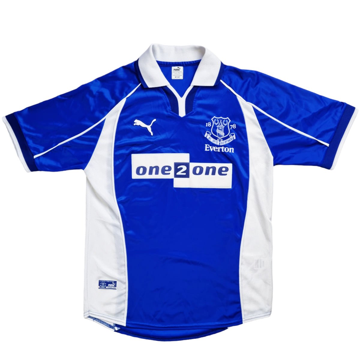 2000/02 Everton Home Football Shirt (S) Puma