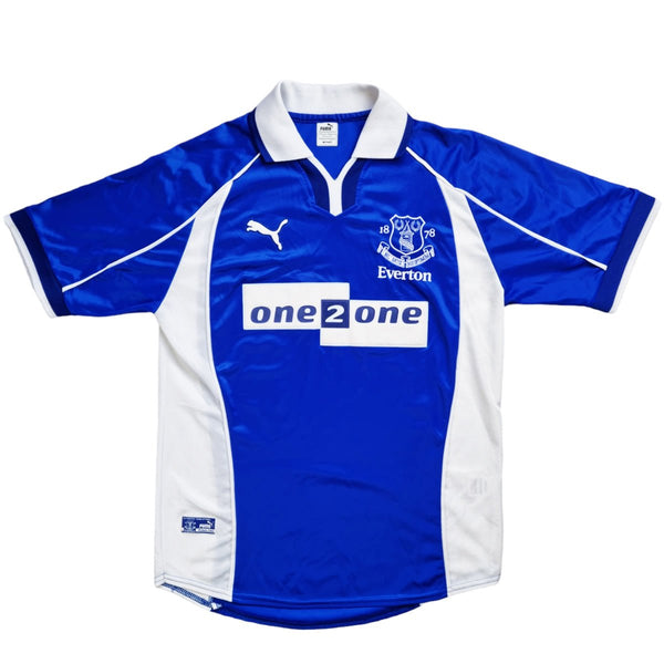 2000/02 Everton Home Football Shirt (S) Puma