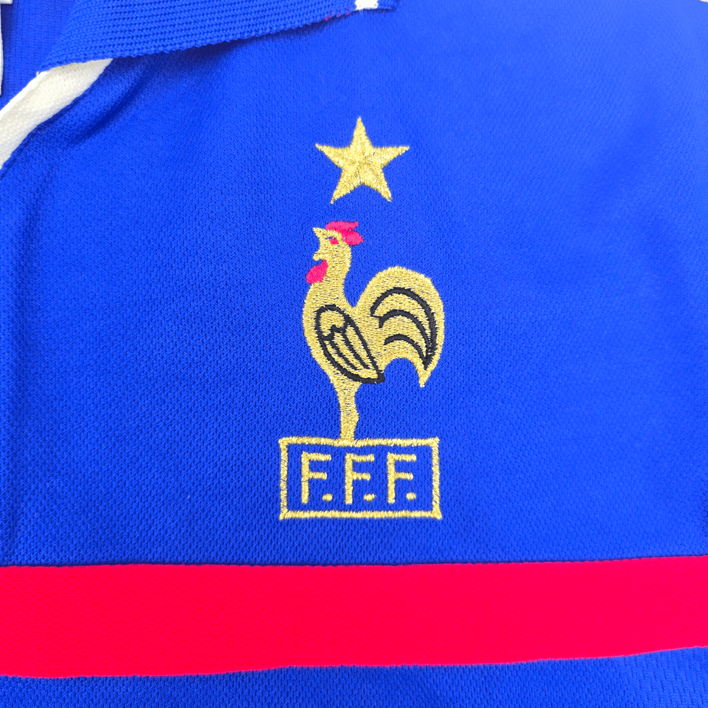 2000/02 France Home Football Shirt (M) Adidas #10 Zidane