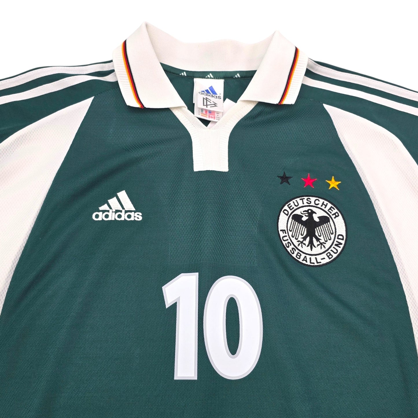 2000/02 Germany Away Football Shirt (M) Adidas #10 Matthaus