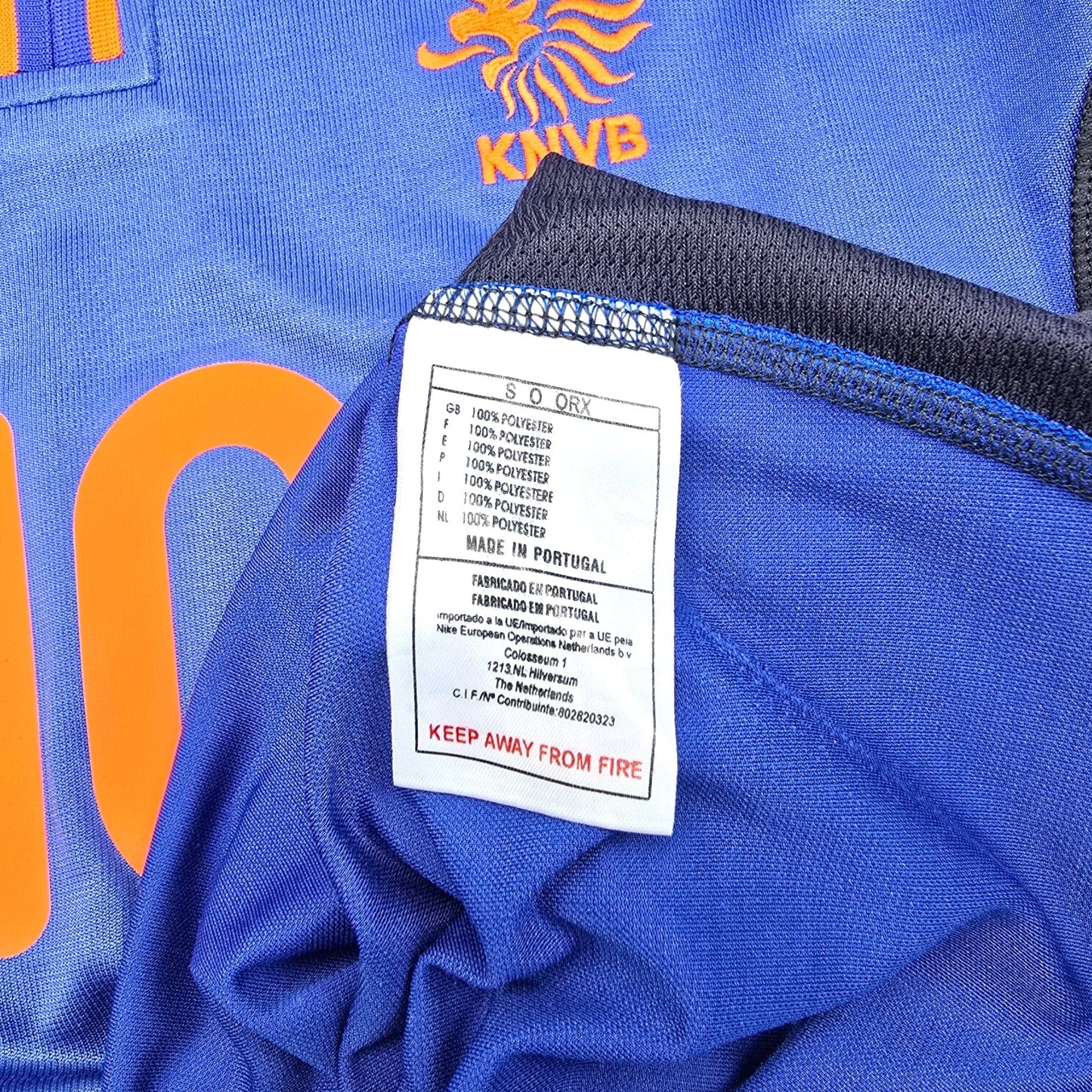 2000/02 Holland Away Football Shirt (M) Nike #10 Bergkamp