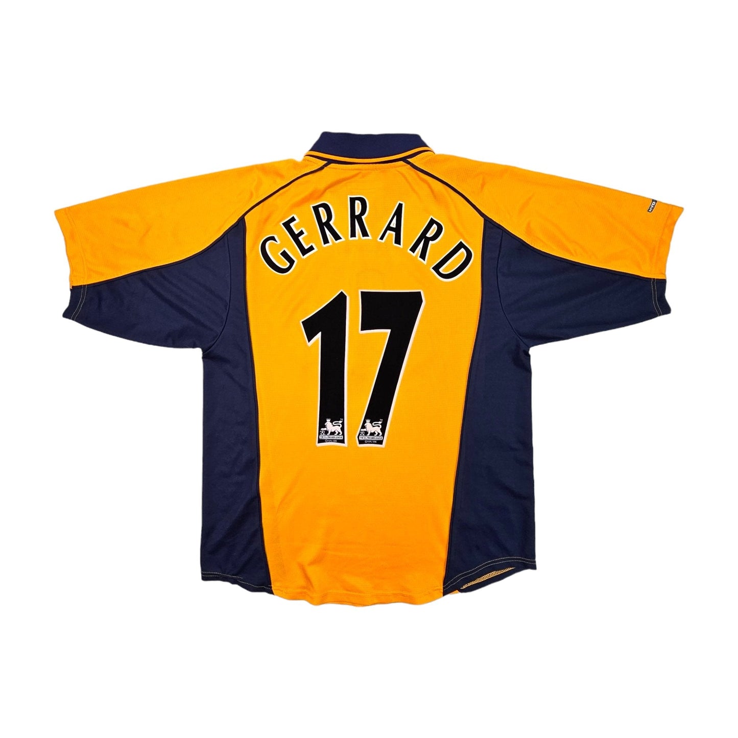 2000/02 Liverpool Away Football Shirt (M) Reebok #17 Gerrard
